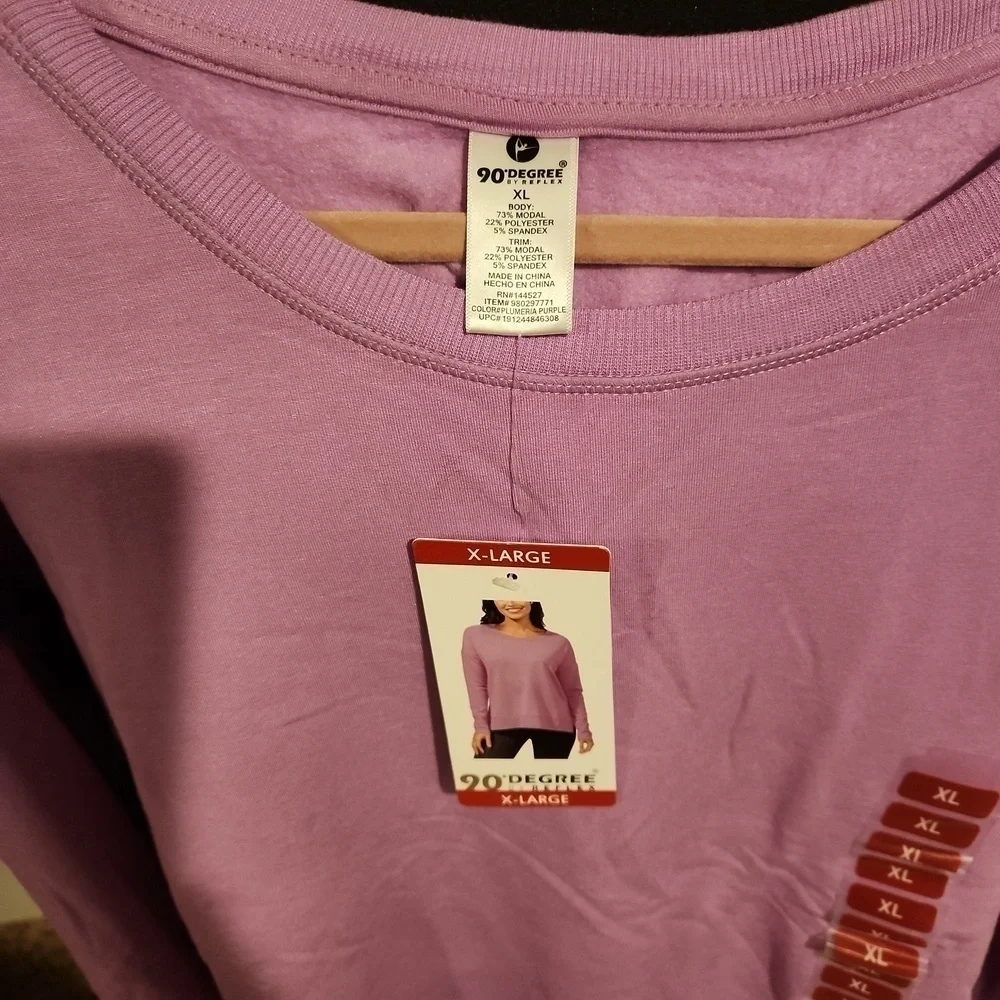 90 Degree by Reflex Women's Crewneck Sweatshirt Extra Large